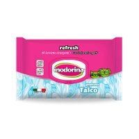 Toallitas para Mascotas - Inodorina Refresh Talco