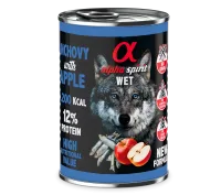 alpha spirit boqueron con manzana - comida humeda para perros