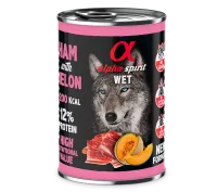 alpha spirit jamon con melon - comida humeda para perros