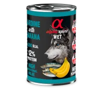 alpha spirit sardina con platano - comida humeda para perros