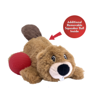 Peluche Con Chirriador Intercambiable - Castor KONG