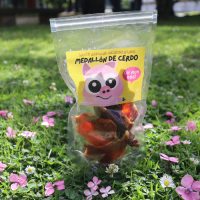 medallones de cerdo para perros