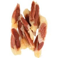 orejas de conejo con pato para perros