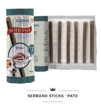 serrano sticks pato perros