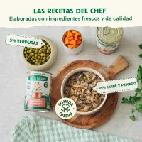 Guiso del Pescador con Salmón y Cerdo para perros