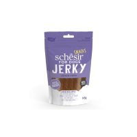 Schesir Snack Jerky Pato con Manzanas - Snack Semiblando para Perros
