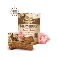 carnilove jerky conejo y pavo perros snack blando