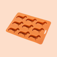 molde de silicona perros salchicha