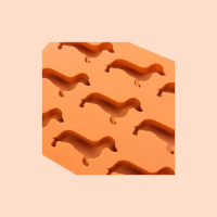 molde silicona perro salchichas