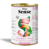 dibaq sensitive conejo pavo lata perros