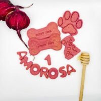 color amorosa para perros tarta