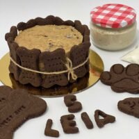 tarta de conejo para perros cumpleaños