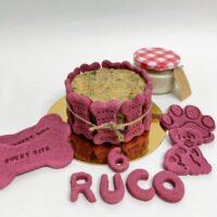 tarta de cumpleaños para perros cordero