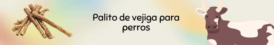 palito de vejiga para perros snack