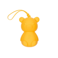 Portabolsas Teddy con rollo de bolsas estándar colocado dentro, listo para el paseo