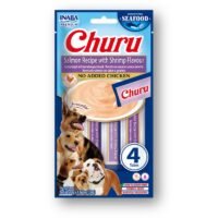 churu pure sin pollo salmon y camarones para perros