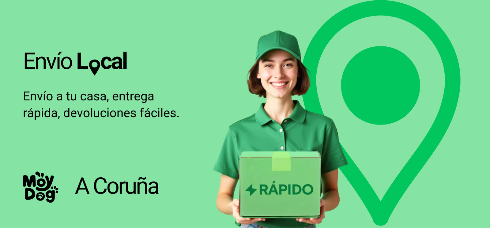 envios locales en Tienda para Mascotas en A Coruña