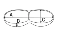 Comedero doble de cerámica para perros y gato