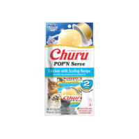 Inaba Churu POP'N Serve Cup pollo vieiras para gato