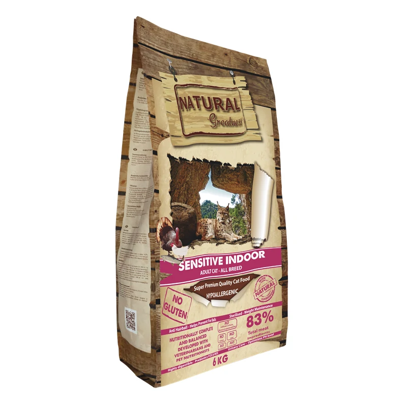 Natural Greatness Sensitive Indoor Gatos esterilizados Natural Greatness Sensitive Indoor Gatos esterilizados
