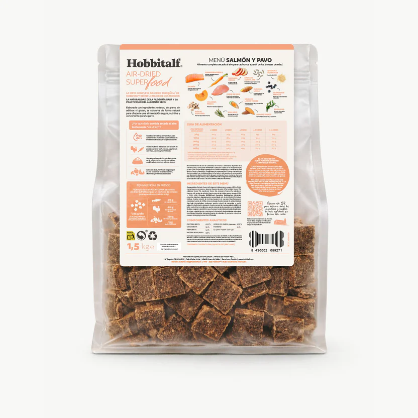 alimentacion-perro-puppy-AIRDRIED-salmon-pavo-hobbitalf-junior