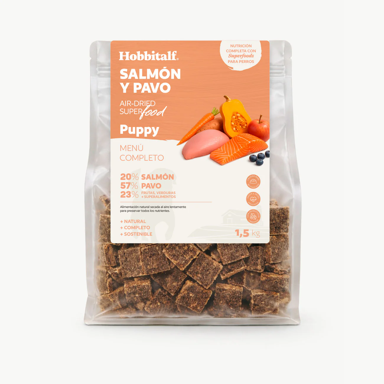 alimentacion-perro-puppy-AIRDRIED-salmon y pavo alimentacion-perro-puppy-AIRDRIED-salmon y pavo