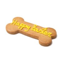 galleta hueso pascua para perros happy easter