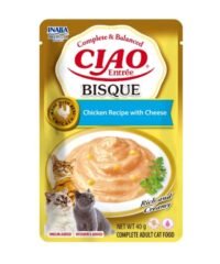 Crema CHURU INABA - Comida Completa para Gatos pollo queso