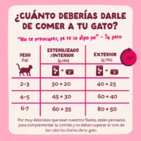 Filetes de Pollo y Atún Gatos - Edgard & Cooper dosis