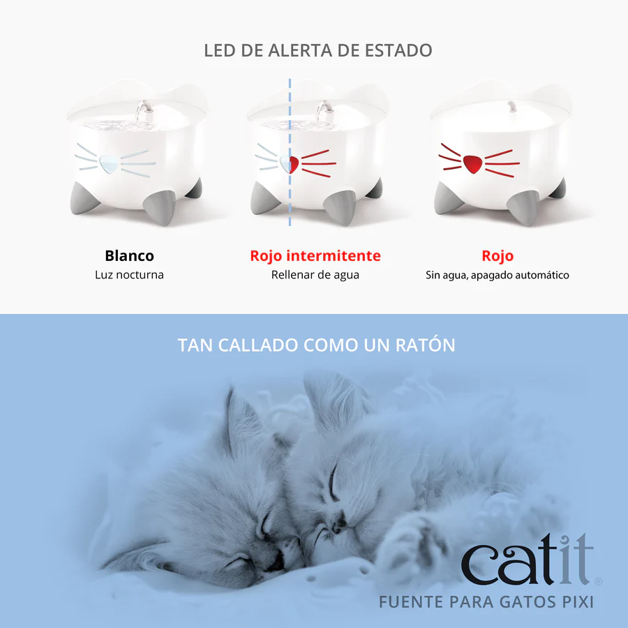 Fuente para gato Catit PIXI 2,5 L Fuente para gato Catit PIXI 2,5 L
