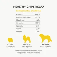Healthy Chips Relajantes para perro - Ternera
