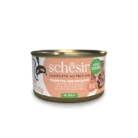 Schesir Atún y Salmón 85 gr - Alimento Completo Gato