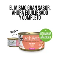Schesir Salmón 85 gr - Alimento Completo Gato nuevo