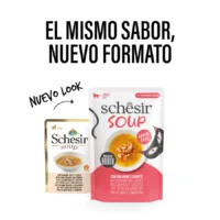 Sopa para Gato SCHESIR - Salmón Rosado