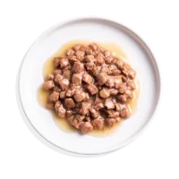 Trocitos de Pollo en salsa para Gato -