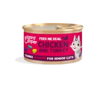 Trocitos de Pollo y Pavo en salsa Gatos Seniors - Edgard & Cooper