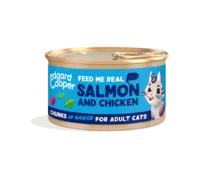 Trocitos de Salmón en salsa para Gato - Edgard & Cooper