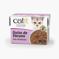 Guiso para gatos Catit Cuisine – Vacuno con vegetales