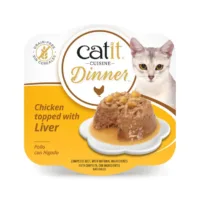 Tarrina de Hígado Doble Capa para Gatos - Catit Cuisine Dinner