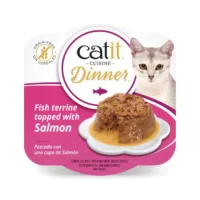 Tarrina de Salmón de Doble Capa para Gatos - Catit Cuisine Dinner