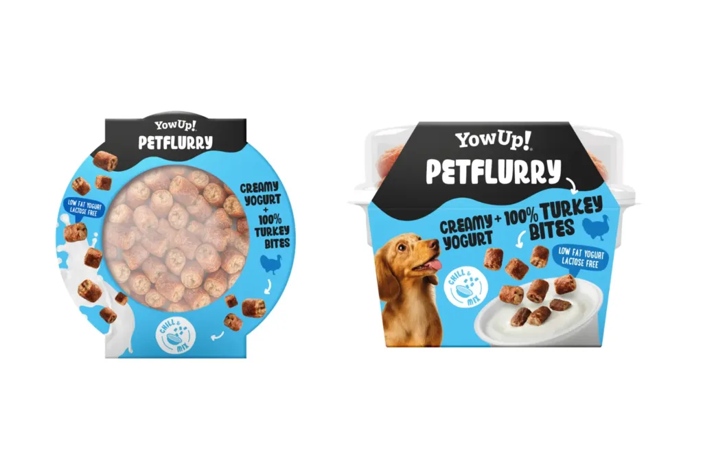Petflurry Yogurt Cremoso con Bites de Pato - Helado Perro