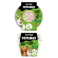 Petflurry Yogurt Cremoso con Bites de Pato - Helado Perros