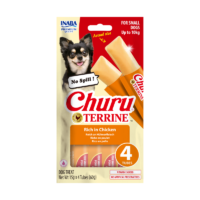 CHURU Terrine Pollo - Snack Semiblando para perros
