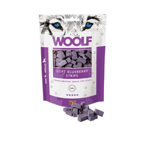 Woolf Snacks Tiras de Arándanos para perros Woolf Snacks Tiras de Arándanos para perros