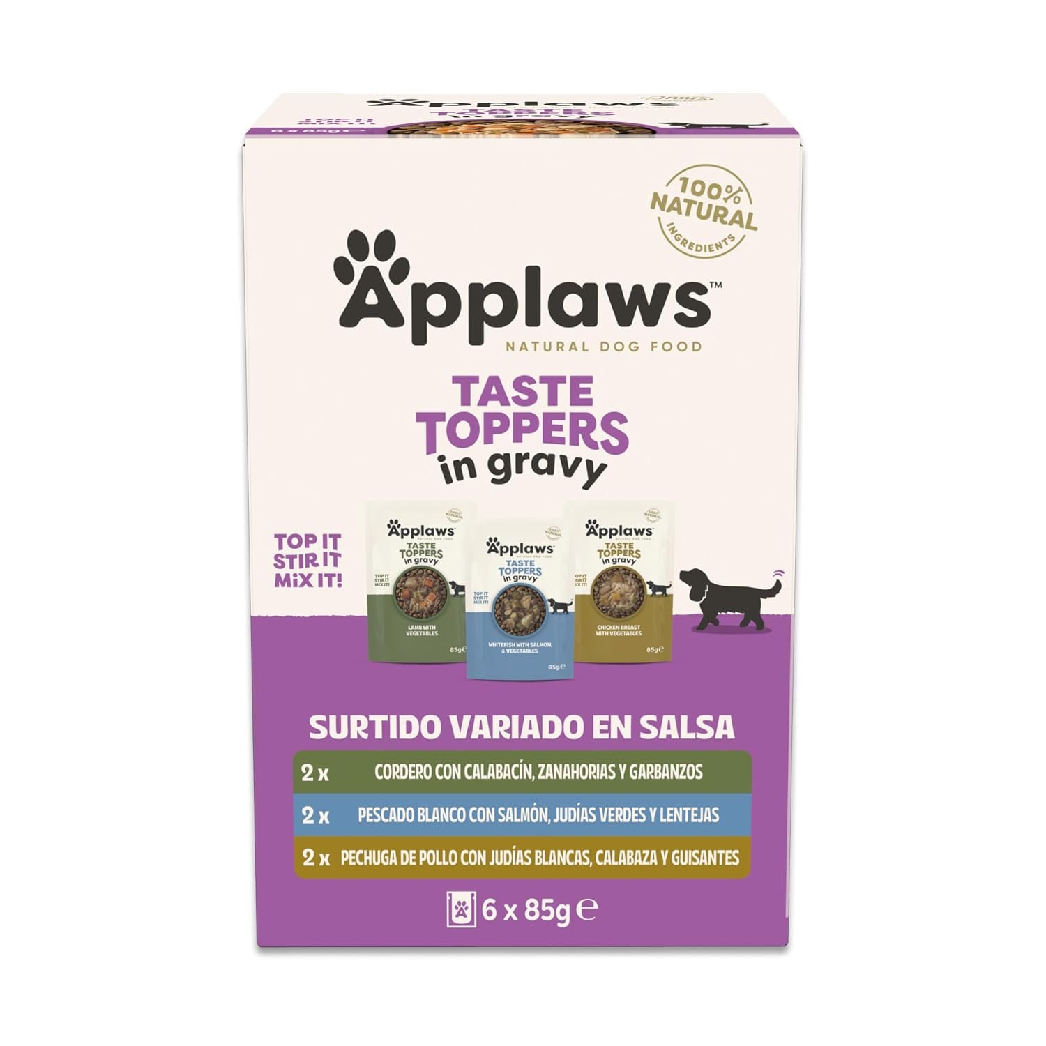 Pack Toppers para perros - Multipack 6 sobres Applaws Pack Toppers para perros - Multipack 6 sobres Applaws