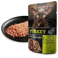 Paté con carne desmechada de pavo para Gato - Leonardo PULLED