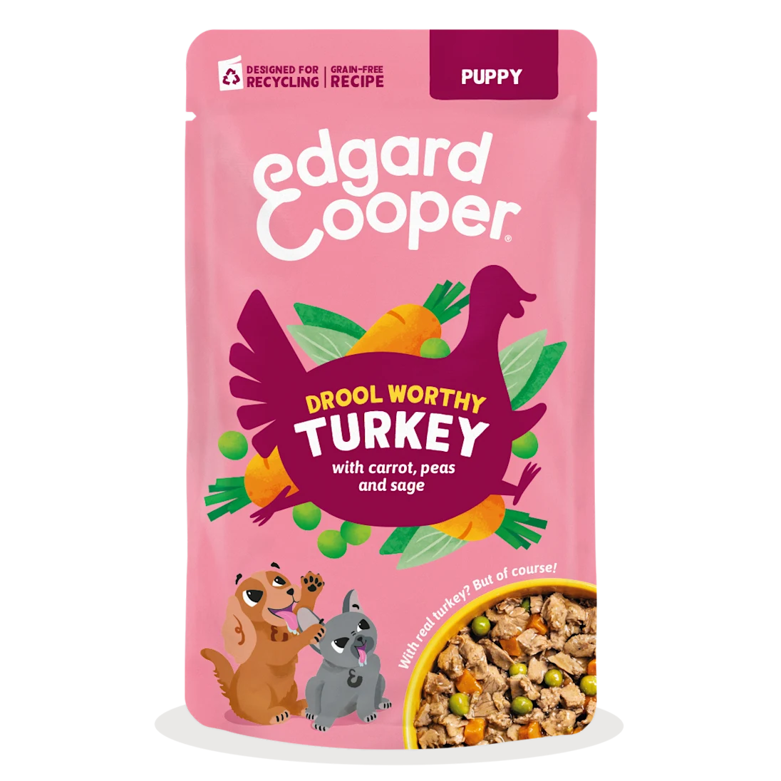 Guiso completo de Pavo para perros - Edgard & Cooper Guiso completo de Pavo para perros - Edgard & Cooper