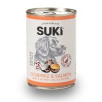 Lata comida húmeda Codorniz y Salmón para perros - SUKI
